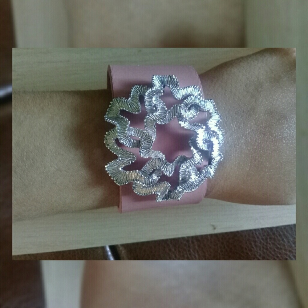 Genuine lether cuff